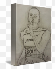 Usain Bolt By Collin Clarke - Sketch png