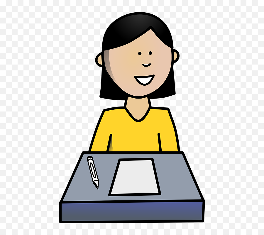 Girl Student School - Free Vector Graphic On Pixabay Ask Questions Clipart Png,Student Teacher Icon