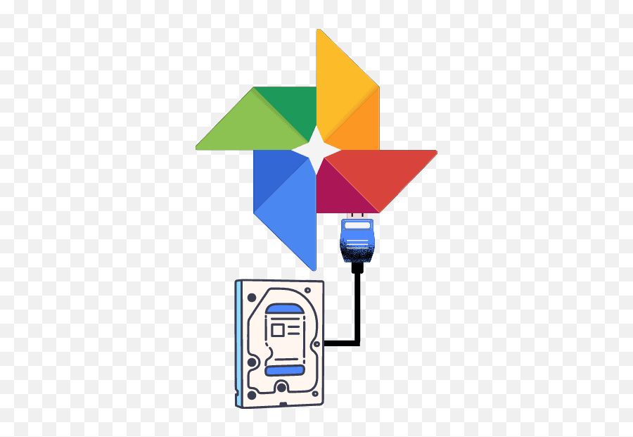 7 Steps To Backup Google Photos An External Hard Drive - Vertical Png,Lacie Rugged Icon