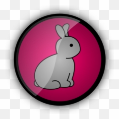Little Rabbit Png Clip Art Transparent - Clip Art,Cute Rabbit Icon