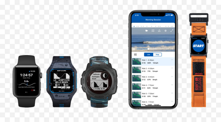Capture Your Rides - Surfline Apple Watch Png,I Icon On Apple Watch 3