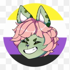 Non - binary icon by DefenderOfYourDreams Fur Affinity dot Fictional Character png