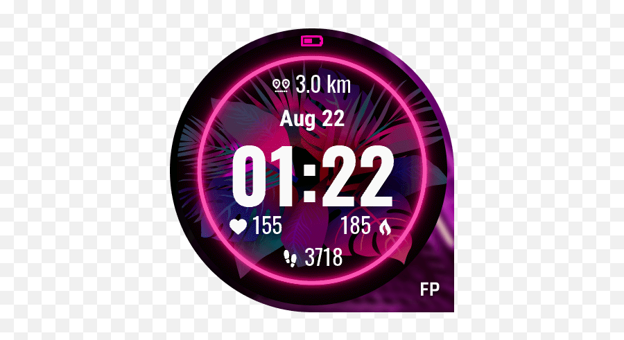 Neon Paradise Garmin Connect Iq - Dot Png,Icon For Neon