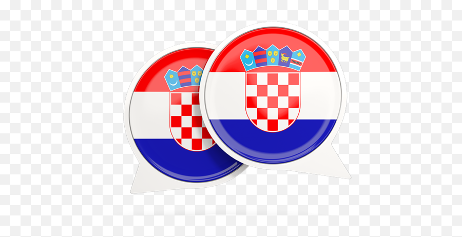 Round Chat Icon Illustration Of Flag Croatia - Transparent Croatia Flag Circle Png,Red Chat Icon