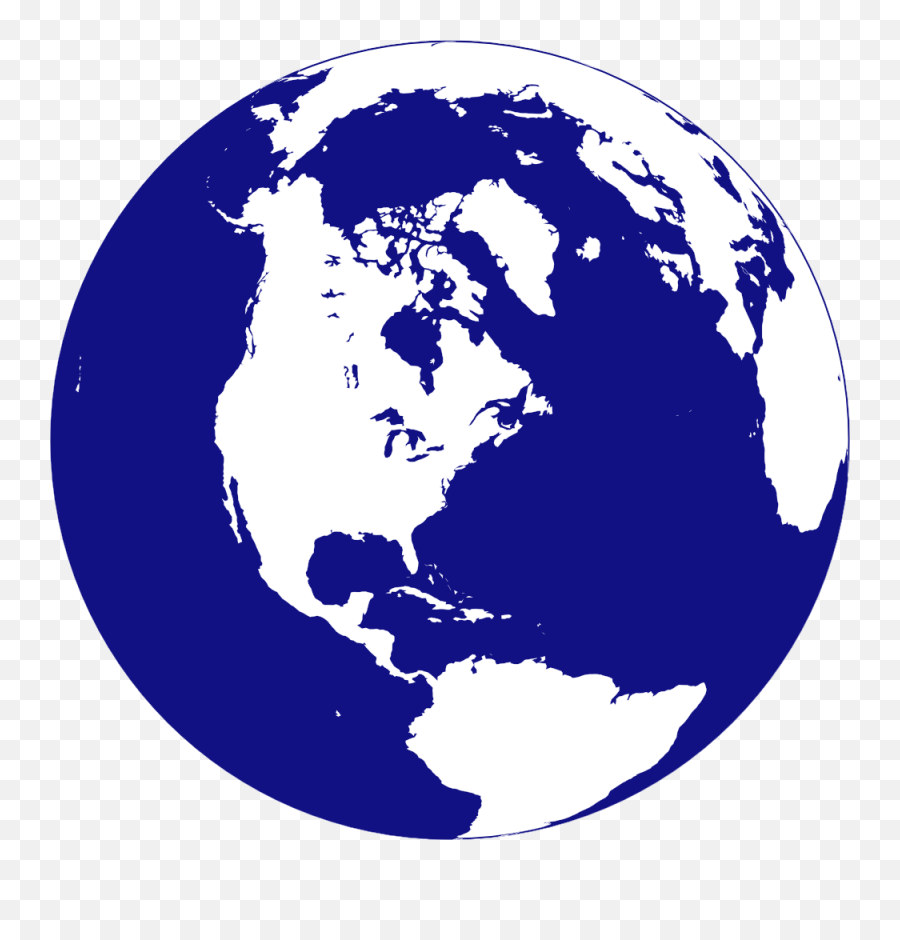 Earth World Globe Northern - Globe Vector Art Free Png,Earth Clipart Transparent