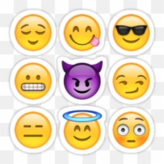 Stickers Emoji Png 5 Image - Emoji Stickers Png Pack,Cloud Emoji Png