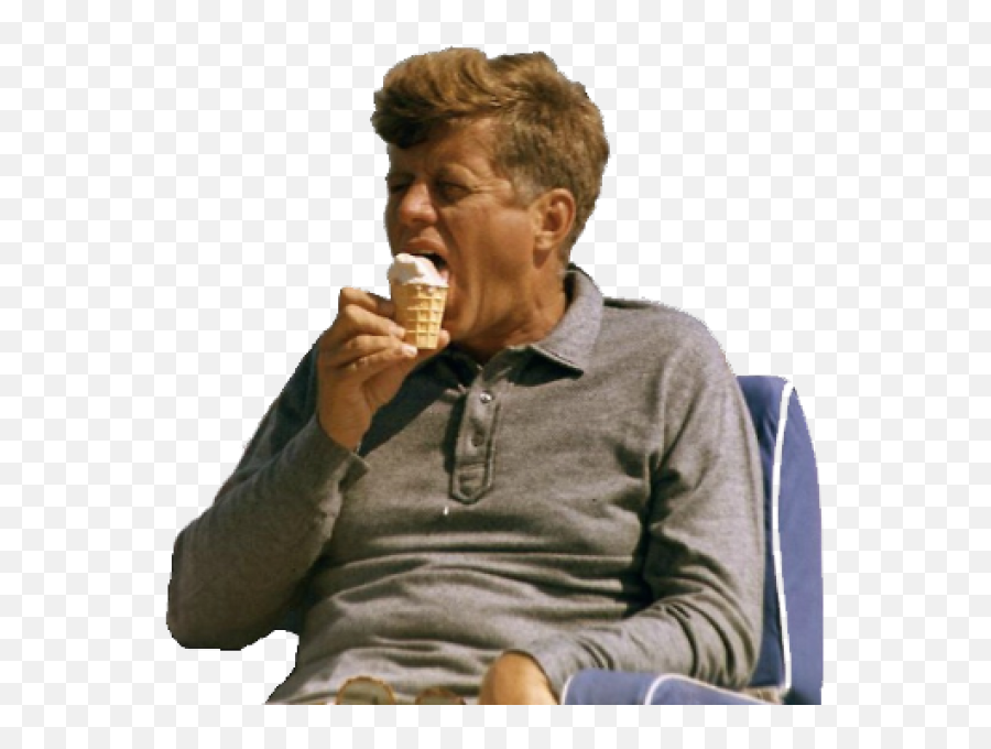 Jfk Ice Cream Png - Photo 717 Free Png Download Image Famous People Eating Ice Cream,Ice Cream Png Transparent