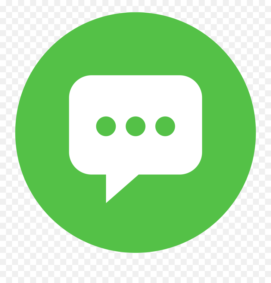 Download Balloon Svg Green - Icon Line Messenger Png Png Matematika Png,Messenger Icon Png