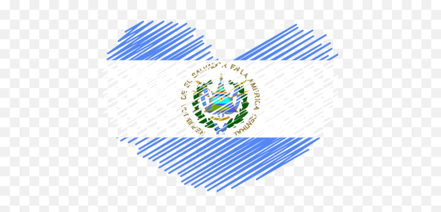 El Salvador Heart Flag - El Salvador Flag Heart Png,El Salvador Flag Png