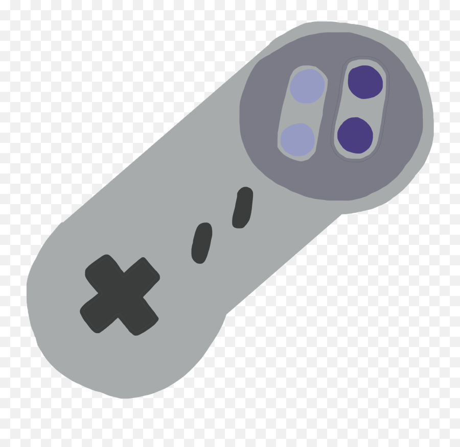 Snes Controller - Game Controller Simple No Background Png,Nintendo Controller Png