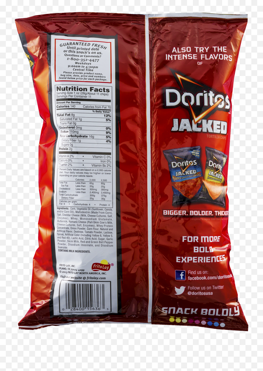 Many Calories In A Bag Of Doritos - Doritos Large Bag Calories Png,Doritos Png
