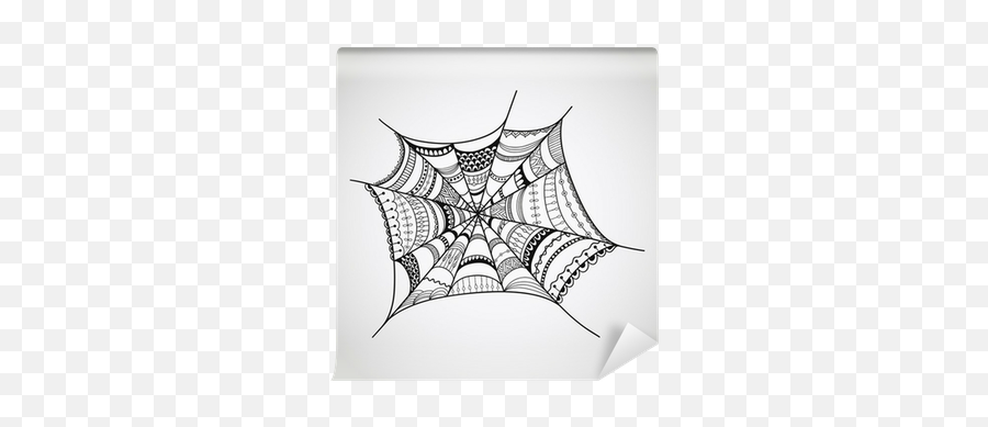 Vector Spider - Web Wall Mural U2022 Pixers U2022 We Live To Change Vector Spider Web Png,Spider Webs Png