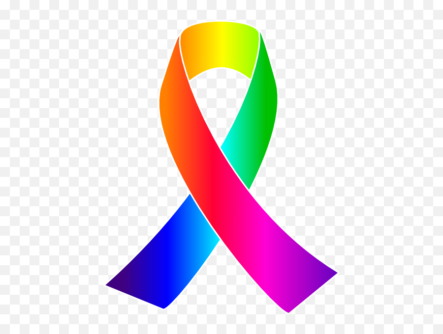 Library Of Cancer Symbol Vector - Rainbow Cancer Awareness Ribbon Png,Cancer Symbol Png