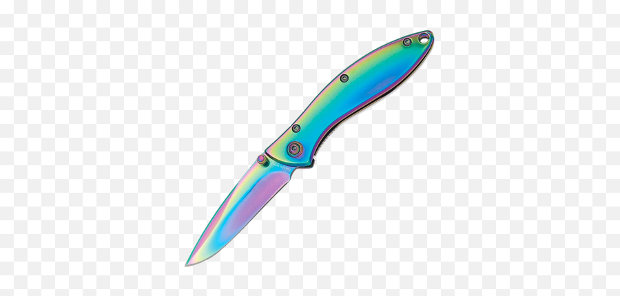 Download Rainbow Holographic Folding - Rainbow Knife Csgo Png,Pocket Knife Png
