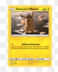 Here Is Every Detective Pikachu Booster Pack Pokémon Card - Pokemon Trading Cards png