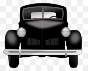 Classic Car 3 Svg Transparent Library - Clipart Front png