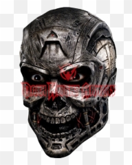 Mascaras De Halloween Terminator - Terminator Face Png,Terminator Png