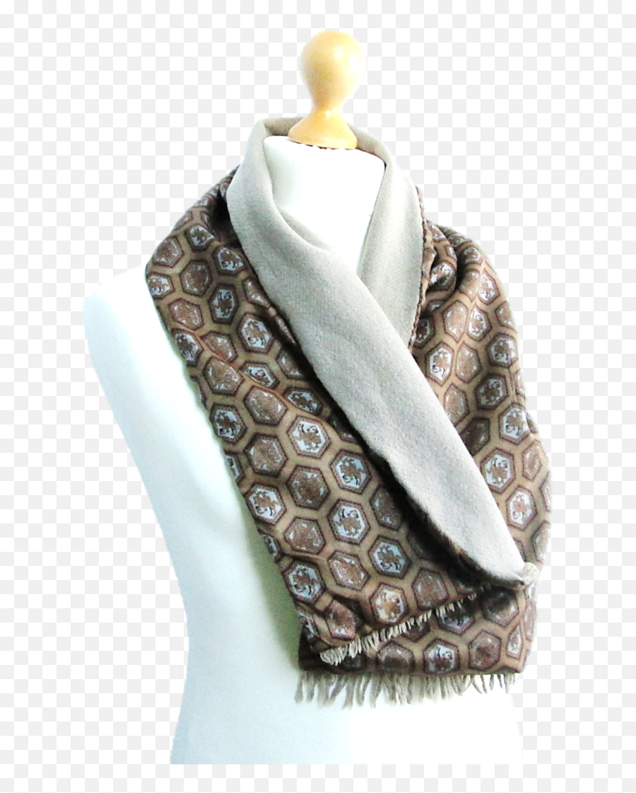 70u0027s Vintage Radley By Tootal Wool U0026 Tricel Reversible Scarf U2014 Vintology Uk - Kunzan Tshgu Shrine Png,Scarf Png