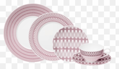 Set Of 5 Porcelain Pieces - Tableware Png,Place Setting Png