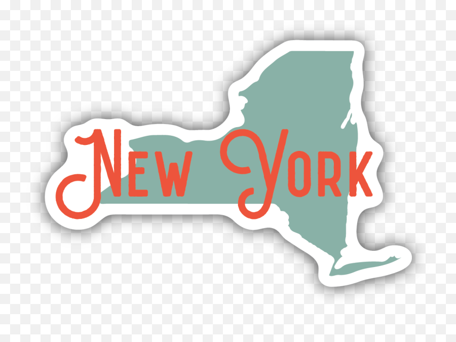New York State Sticker - Graphic Design Png,New York State Png