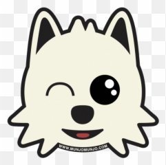 Pomeranian Face Cute Japanese Anime Pom Love Doggo - Cartoon Cute Japanese Clip Art Png,Doggo Png