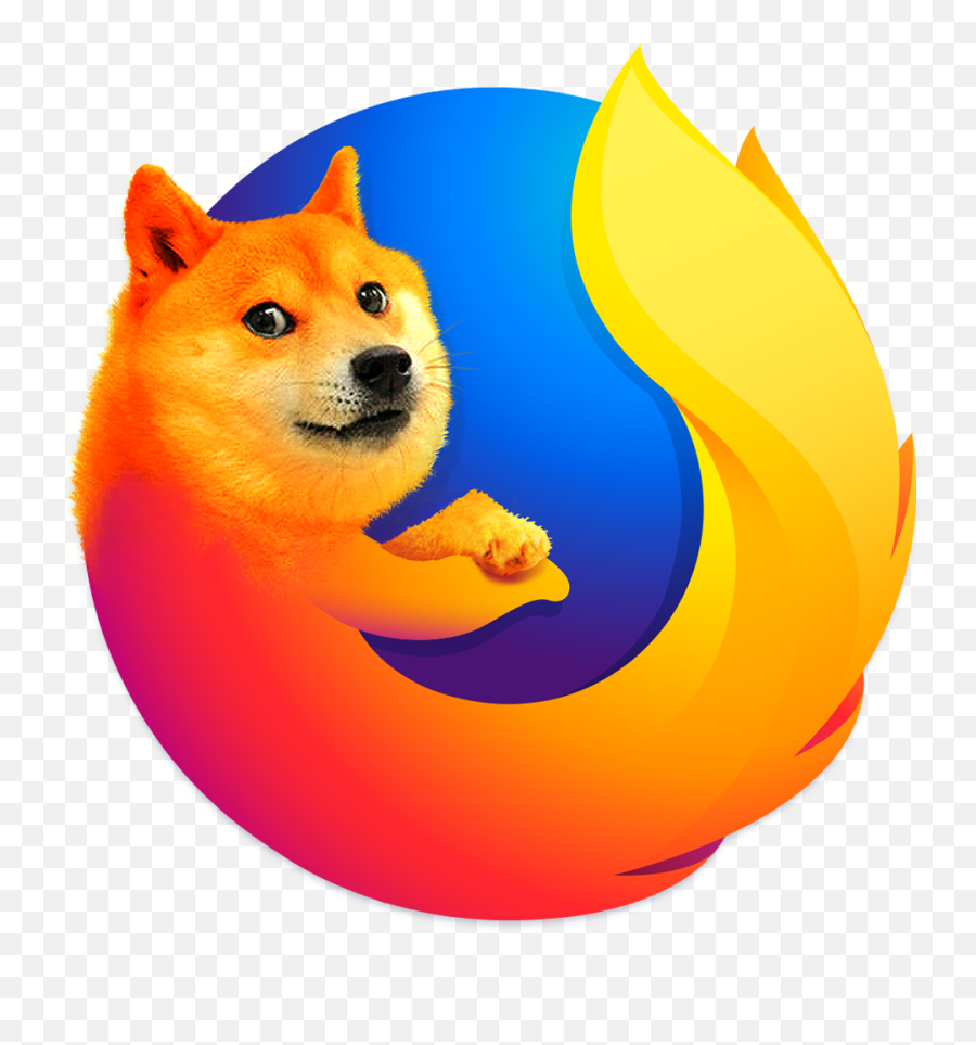 Firefox Free Png - Firefox Doge Gif,Firefox Png