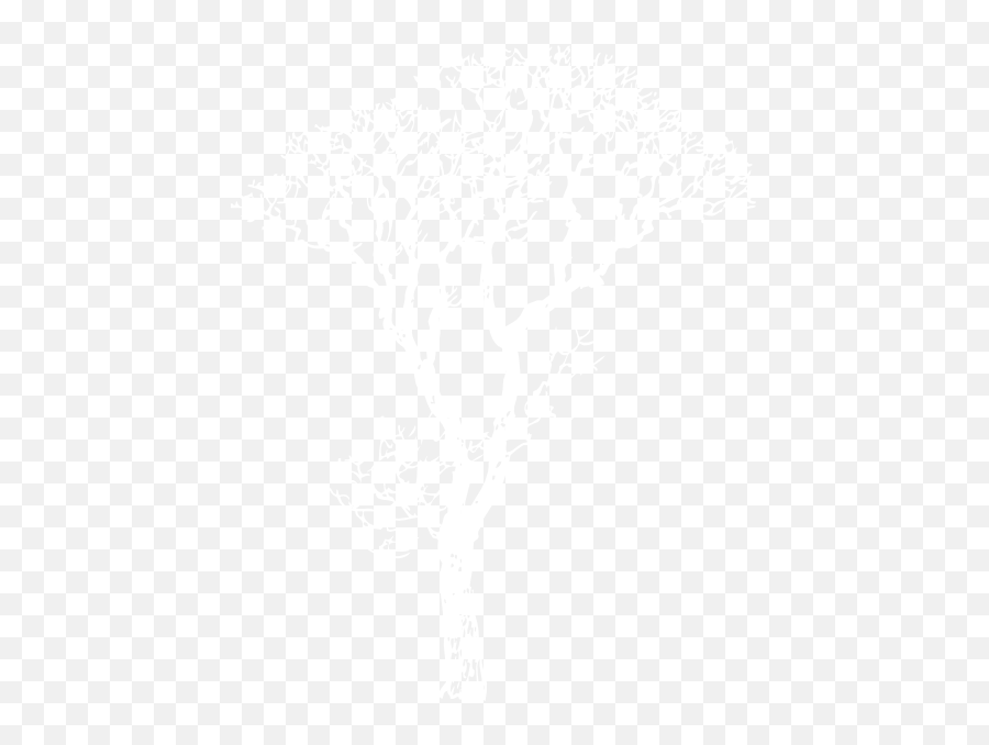 White Outline Of A Tree Transparent Png - White Outline Of A Tree,White Tree Png