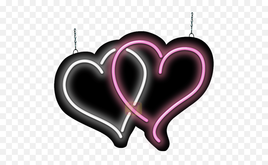 Hearts Neon Sign - Heart Png,Neon Heart Png