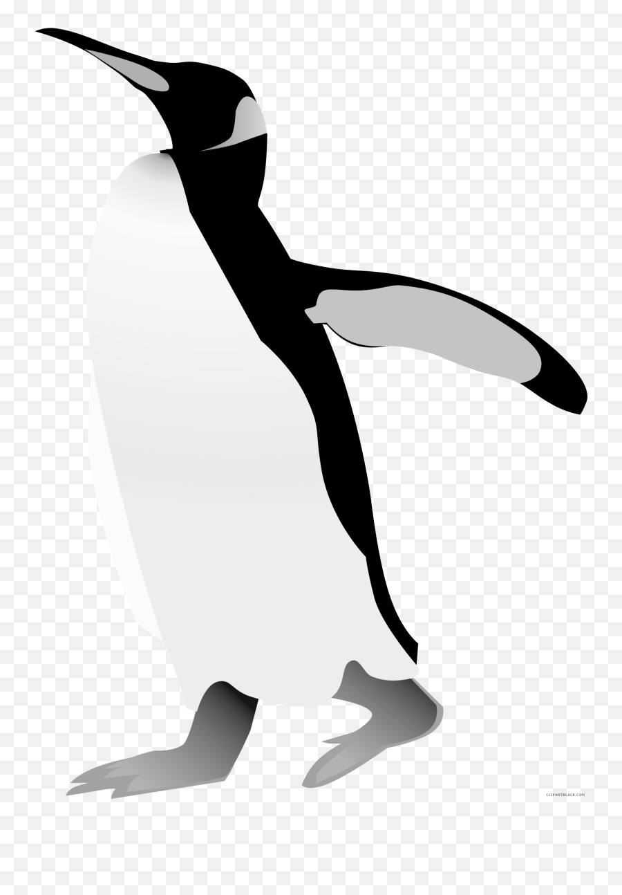 Png Black And White Library Clipartblack Com Animal - Penguin Clip Art,Emperor Logos