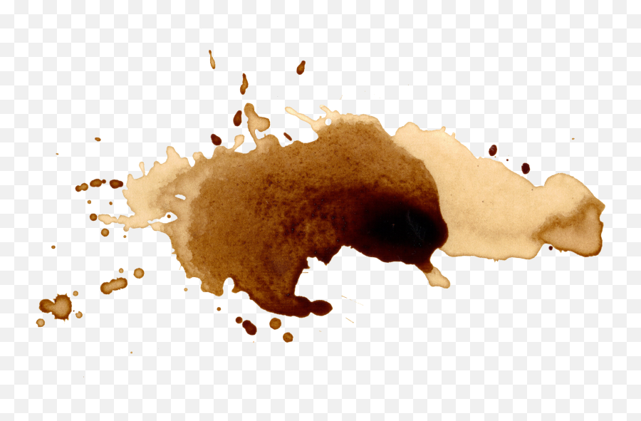 Coffee Stains Splatter Transparent - Watercolor Coffee Stain Png,Stain Png