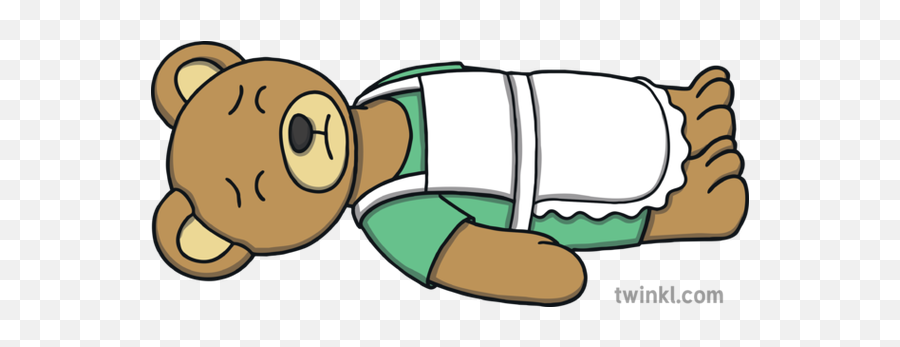 Toby The Teddy Bear Lying - Teddy Bear Clipart Png Laying Down,Fall Transparent Background