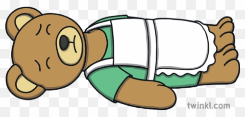 Toby The Teddy Bear Lying - Teddy Bear Clipart Png Laying Down,Fall Transparent Background