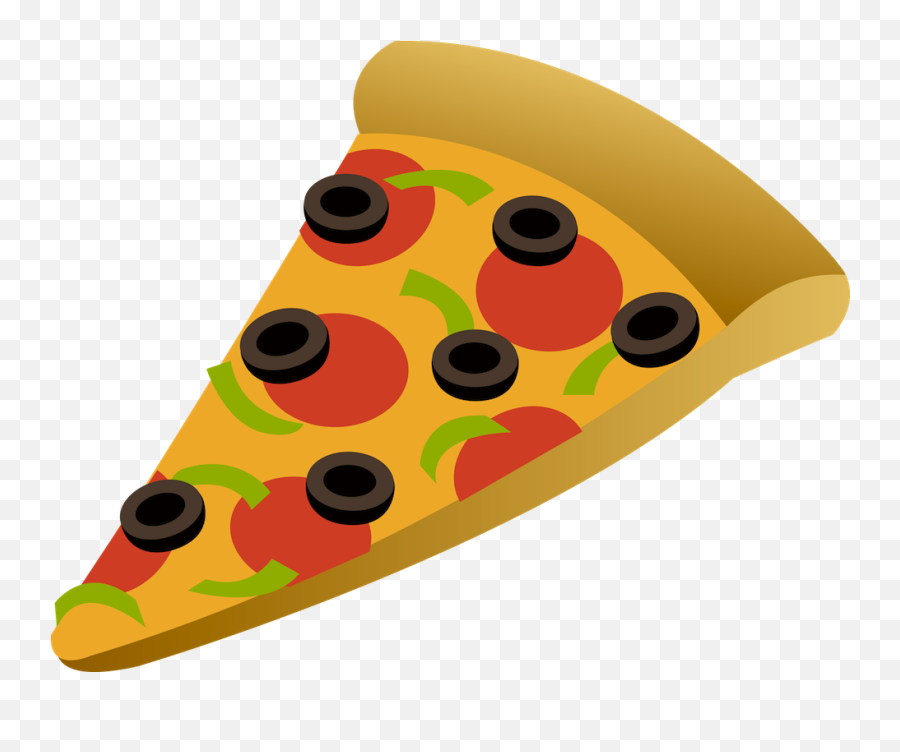 Cheese Pizza Slice Clip Art - Drawing Slice Of Pizza Png,Pizza Cartoon Png