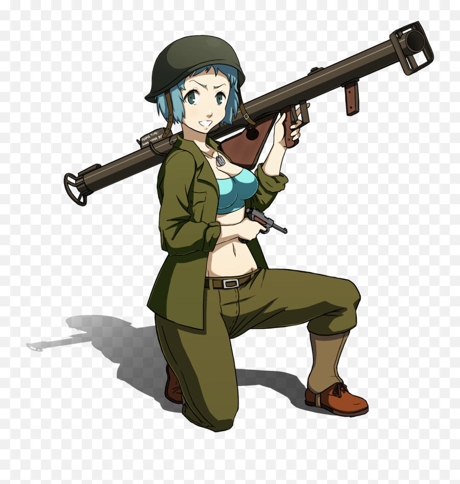 Fuuka Bazooka Is A Legendary Meme - Persona Fuuka Bazooka Png,Bazooka Png