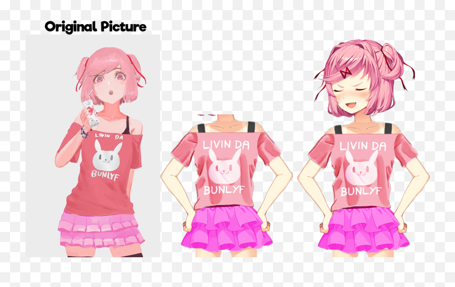 I Loved This Picture Of Natsuki That - Natsuki Livin Da Bunlyf Png,Natsuki Png