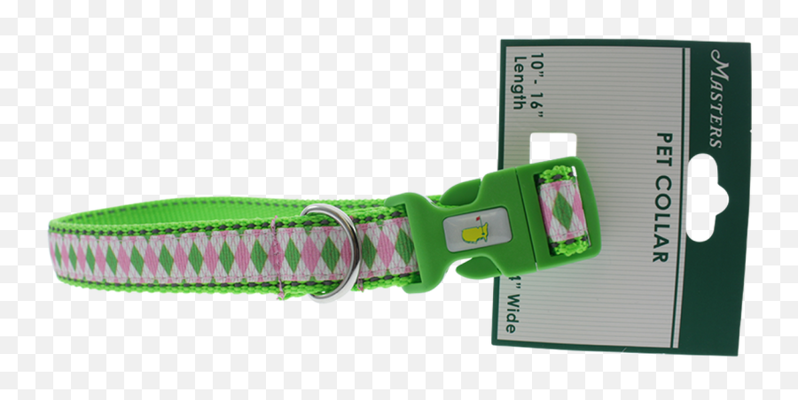 Masters Green U0026 Pink Argyle Dog Collar - Watch Strap Png,Dog Collar Png