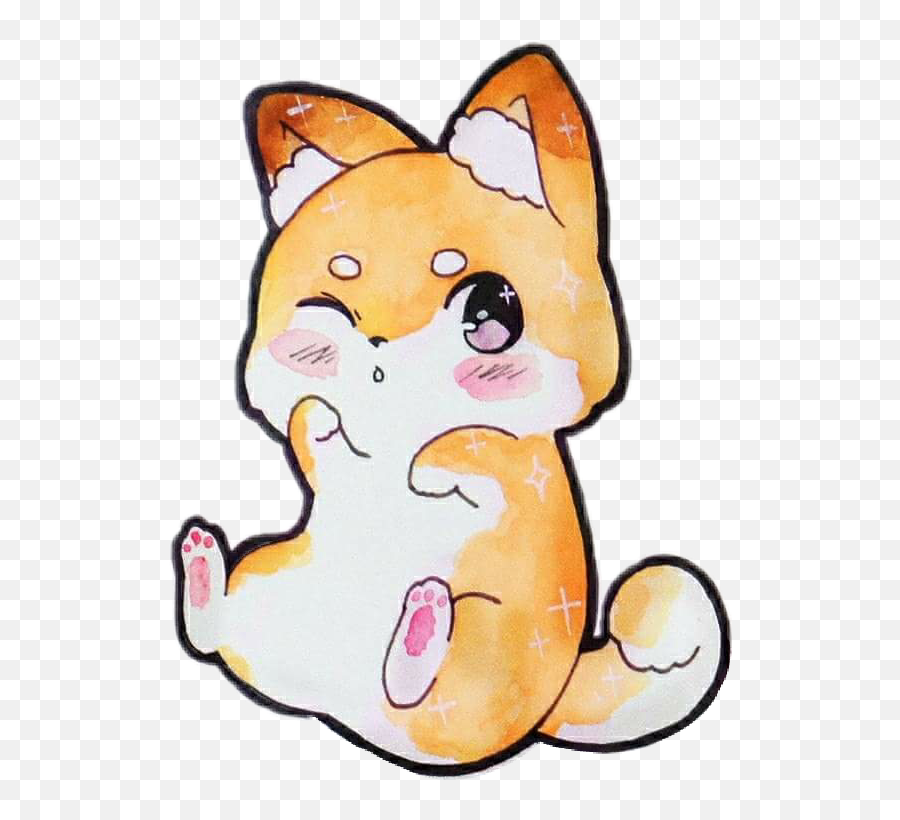 Report Abuse - Cat And Dog Cartoon Png,Shiba Inu Png