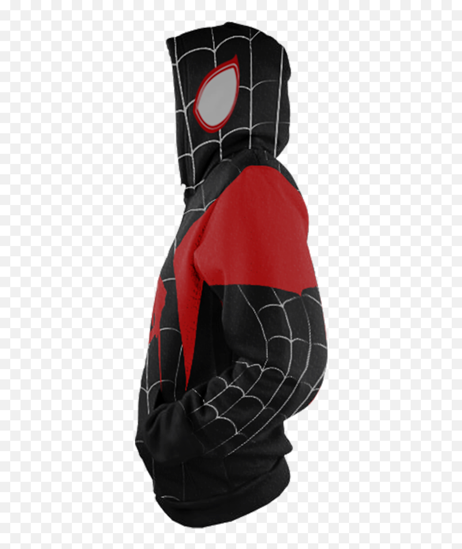 Spider - Man Into The Spiderverse Miles Morales New Cosplay Hooded Png,Miles Morales Spiderman Logo