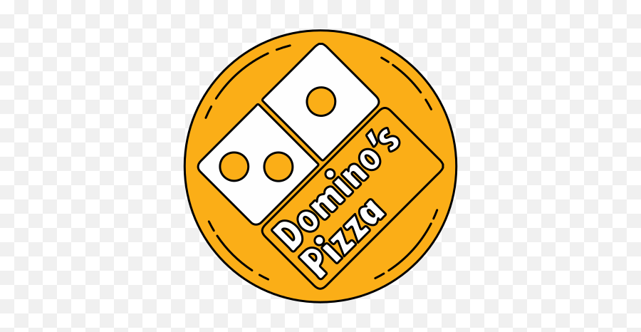 Icono Logo Naranja Domino Pizza Gratis De Famous Logos In - Dot Png,Dominos Logo Png