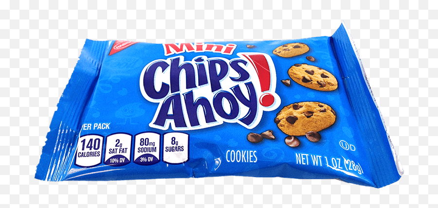Nabisco Mini Chips Ahoy 12 Units - Chips Ahoy Chewy Gooey Png,Chips Ahoy Logo