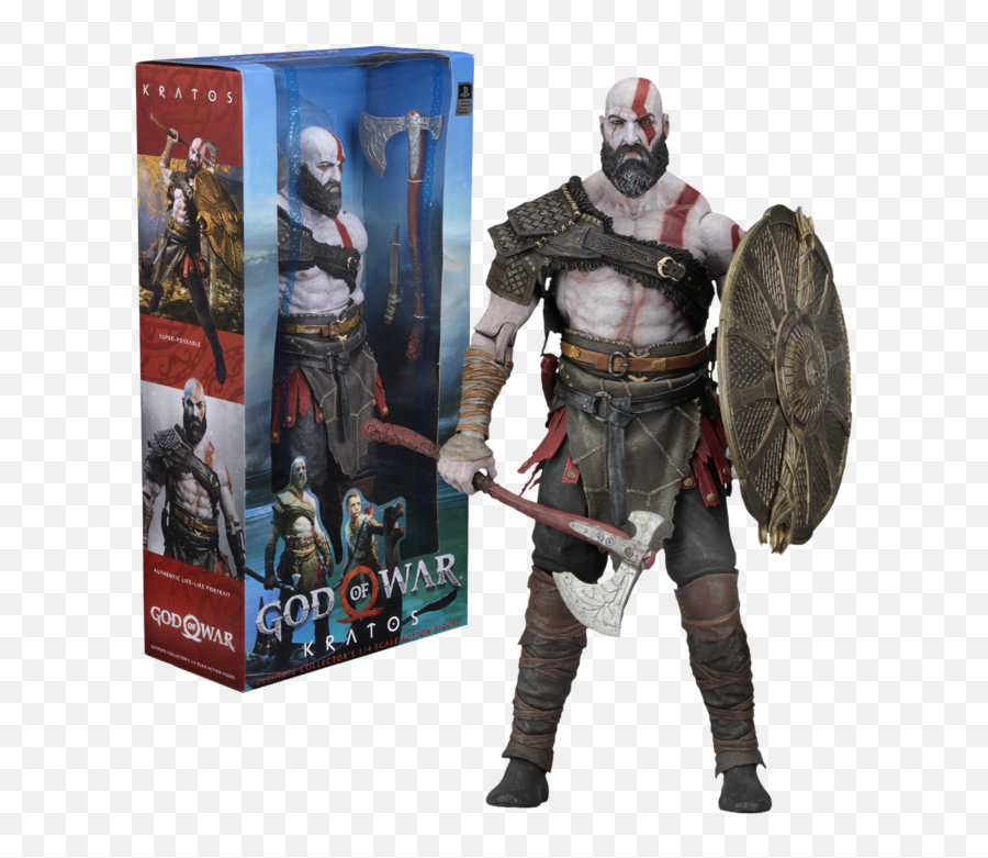 God Of War 2018 - Kratos 14 Scale Action Figure Neca Kratos God Of War 4 Png,Scale Figures Png