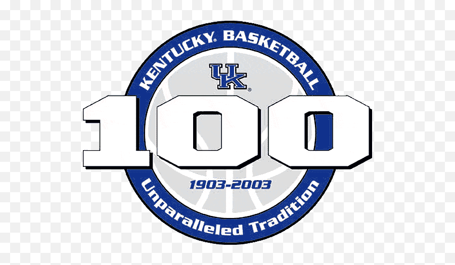Kentucky Wildcats Anniversary Logo - Kentucky Wildcats Png,Kentucky Basketball Logos