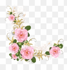 Pink Rose Png Psd Clipart Transparent - Vector Vintage Flower