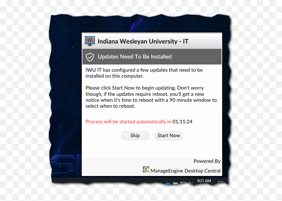 Iwu Computers Workstation Patching - Indiana Wesleyan Vertical Png,Indiana Wesleyan University Logo