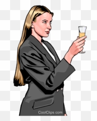 Woman Toasting With Champagne Royalty Free Vector Clip Art - Imagens De Mulheres Brindando png