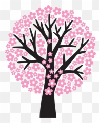 Sakura Png Alpha Channel Clipart Images Pictures With - Transparent Background Blossom Tree Clip Art,Sakura Png