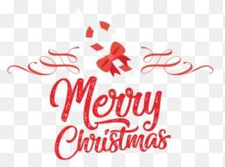 Christmas Logo Calligraphy Line For - For Holiday Png,Merry Christmas Logo Png