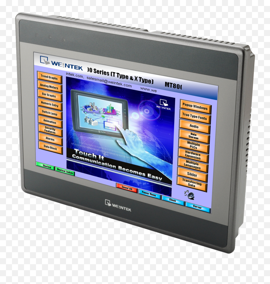 Weintek Weinview Hmi Color Tft - Weintek Hmi Png,Allen Bradley Logo