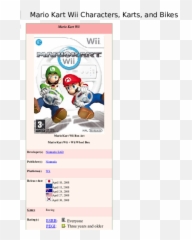 Doc Mario Kart Wii Characters Amon Dif - Academiaedu Wii Mario Kart 1 Png,Mario Kart Wii Logo