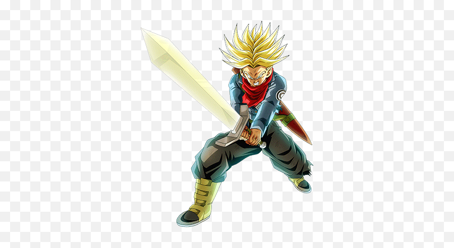 Awakened Ur Resilient Will To Protect The Future - Super Dokkan Battle Transforming Trunks Png,Future Trunks Png